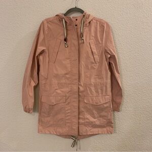 Marine Layer women’s XS Milie Raincoat in Vintage Peach color
